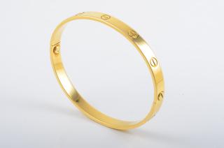 Appraisal: Cartier Gold Love Bangle Iconic Cartier love bangle with screws