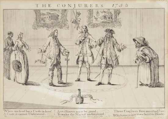 Appraisal: Killigrew Fanny The Conjurers engraving slightly browned short tear at