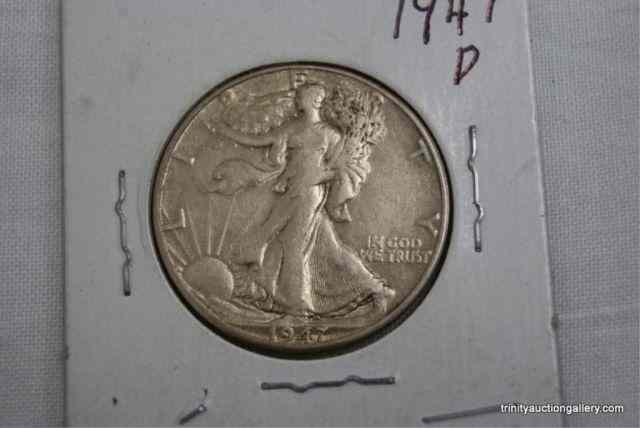 Appraisal: D Silver Walking Liberty Half Dollar CoinIn very good collectible