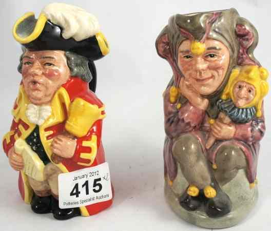 Appraisal: Royal Doulton Medium Size Toby Jugs Town Crier D and