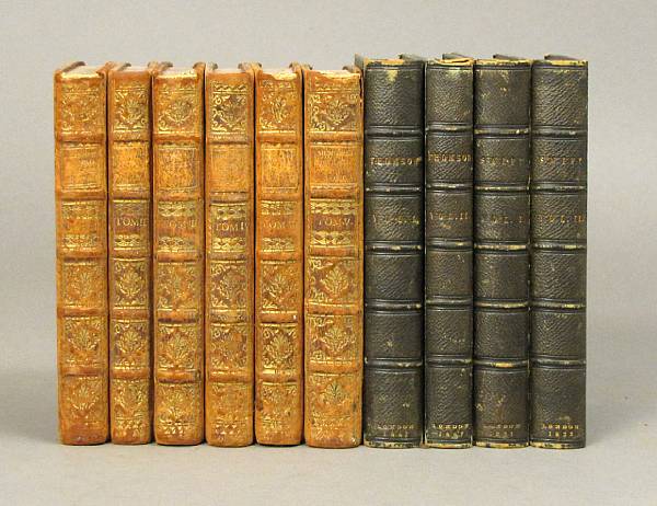 Appraisal: BINDINGS vols incl De La Rocheguilhen Histoire Des Favorites Contenant