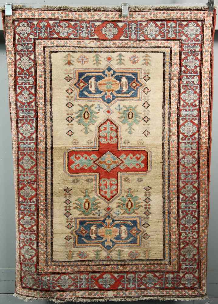 Appraisal: AREA RUG - ' '' x ' - Kazak area