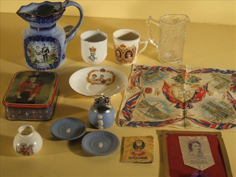 Appraisal: GROUP OF TWELVE ENGLISH ROYAL COMMEMORATIVE WARES