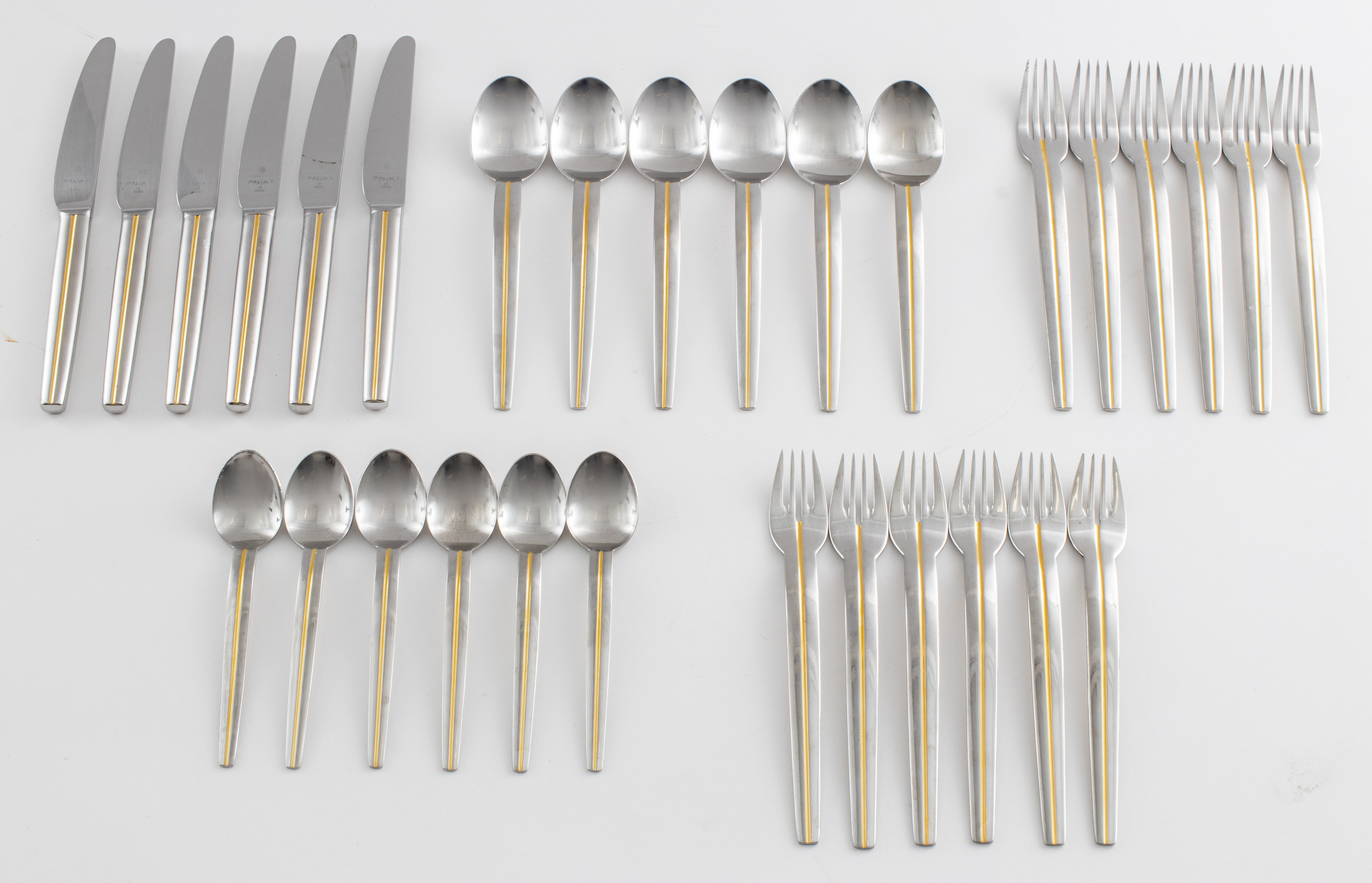 Appraisal: WMF MAXIM'S DE PARIS CUTLERY SET OF WMF Maxim's de