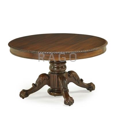 Appraisal: PEDESTAL BASE DINING TABLE Condition Report