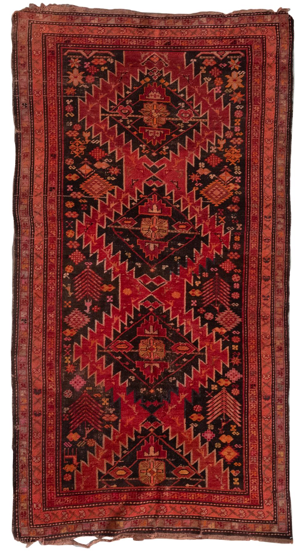 Appraisal: BELOUCHE RUG X MID- TH CENTURYBELOUCHE RUG ' X '