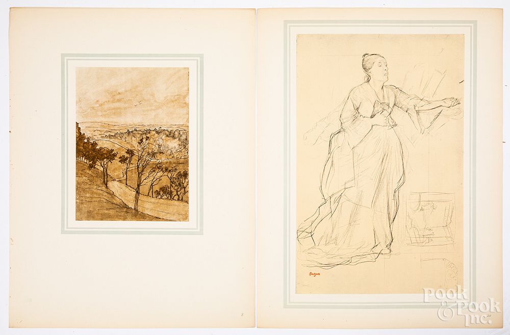 Appraisal: Le Dessins de Degas The Drawings of Degas Le Dessins