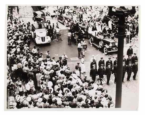 Appraisal: AVIATION HUGHES HOWARD A collection of photographs from Hughes' receptions