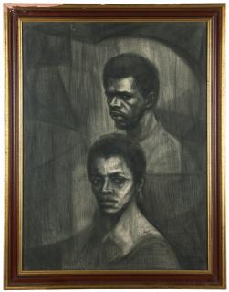 Appraisal: Herman ''Kofi'' Bailey Portrait of an African-American man and woman