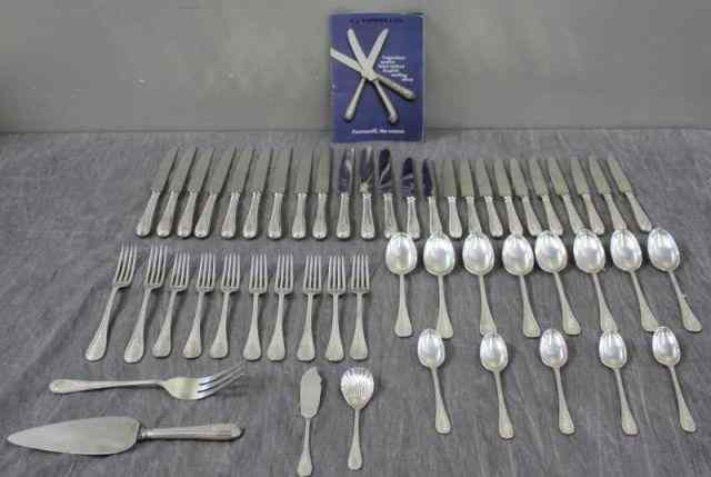 Appraisal: STERLING Partial Flatware Set C J Vander maker ''Hester Bateman''