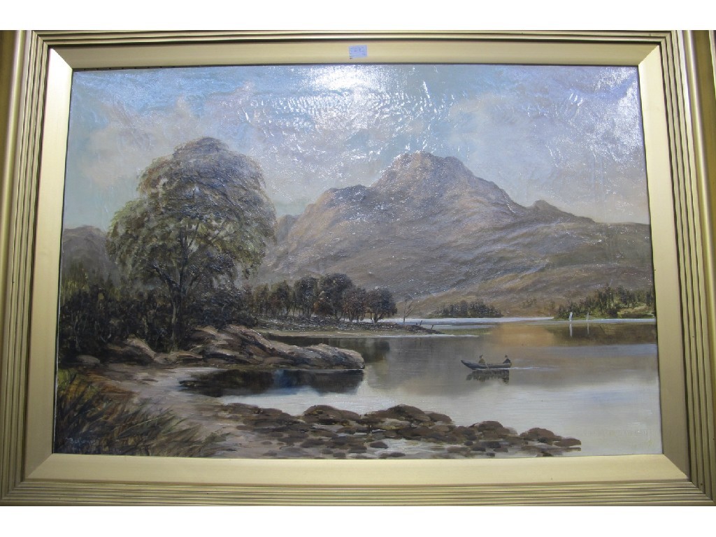 Appraisal: MAXWELL A SCOTT Oil on canvas 'Ben Lomond' signed and