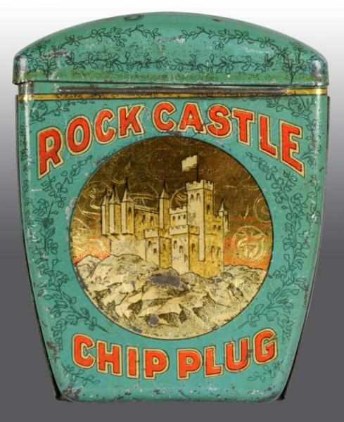 Appraisal: Rock Castle Pocket Tobacco Tin Description Manufactured by Larus and