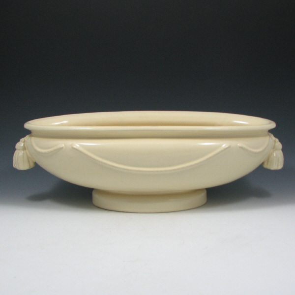 Appraisal: Weller Darsie Console Bowl Weller Darsie console bowl in ivory