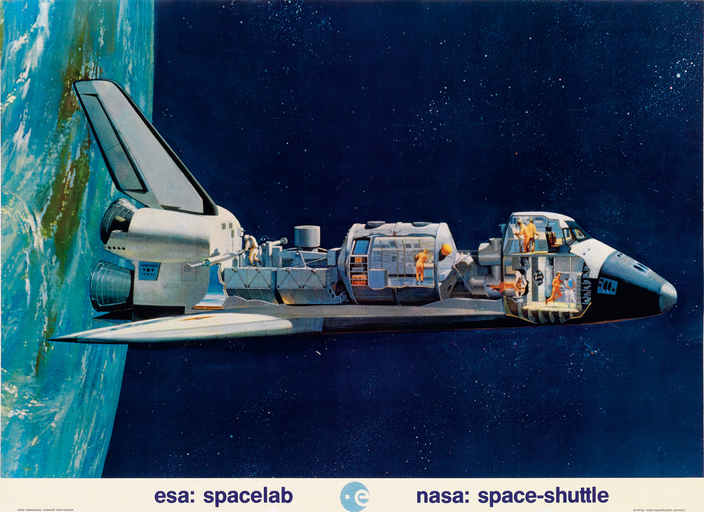 Appraisal: ROCKWELL INTERNATIONAL DATES UNKNOWN ESA SPACELAB NASA SPACE - SHUTTLE