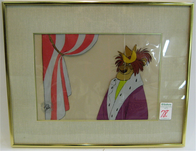 Appraisal: WALT DISNEY PRODUCTION CEL hand painted used in the production