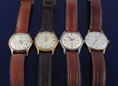 Appraisal: A ct gold wristwatch by Rotary sweep seconds hand and