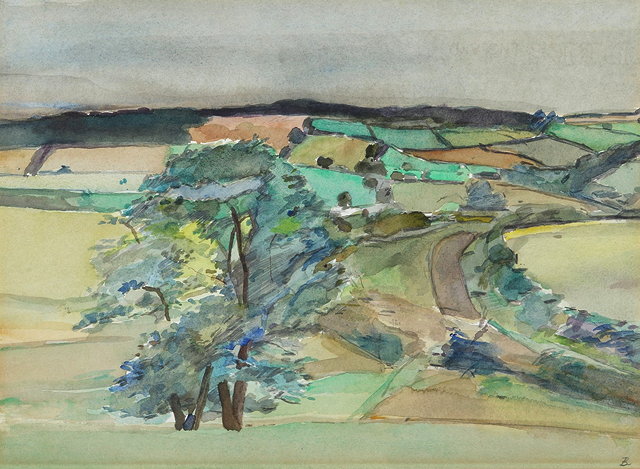 Appraisal: Ben Levene British - Herefordshire Landscape No monogrammed lower right