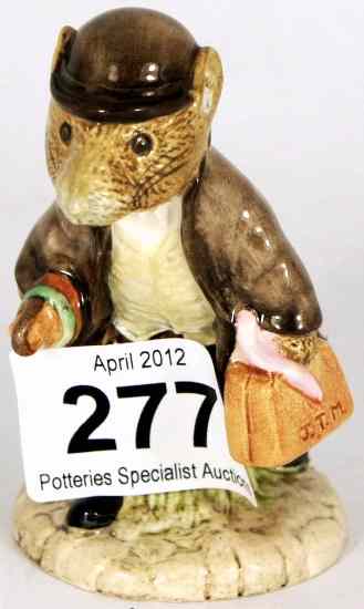 Appraisal: Beswick Beatrix Potter Figure Johnny Town Mouse with Bag BP