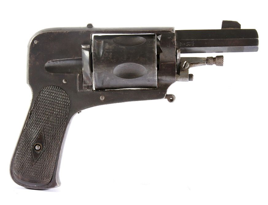 Appraisal: Belgian Acier Folding Trigger Revolver Included in this lot is