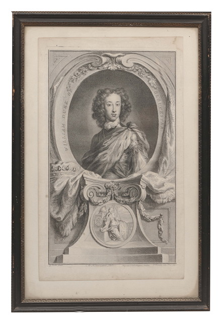 Appraisal: J HOUBRAKEN AFTER SIR GODFREY KNELLER'William Duke of Gloucester' portrait