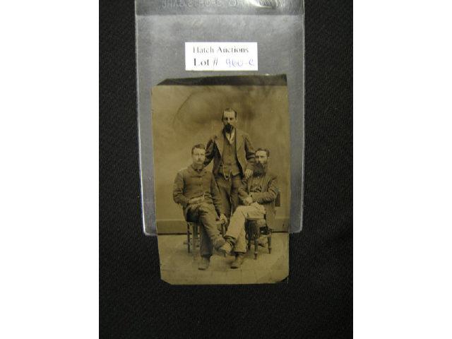 Appraisal: Civil War Tintype with Men x