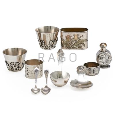 Appraisal: AMERICAN SILVER ACCESSORIES Condition Report