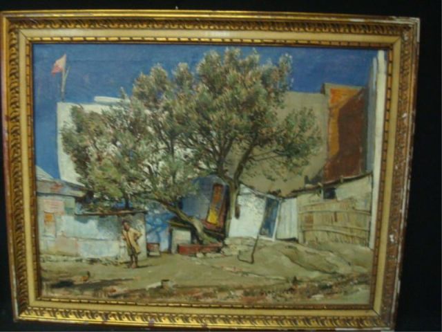 Appraisal: GROSSER Maurice O C of Olive Tree Signed LR and