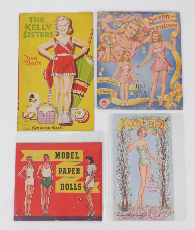 Appraisal: COLLECTION OF VINTAGE PAPER DOLL BOOKS Approx assorted paper dolls