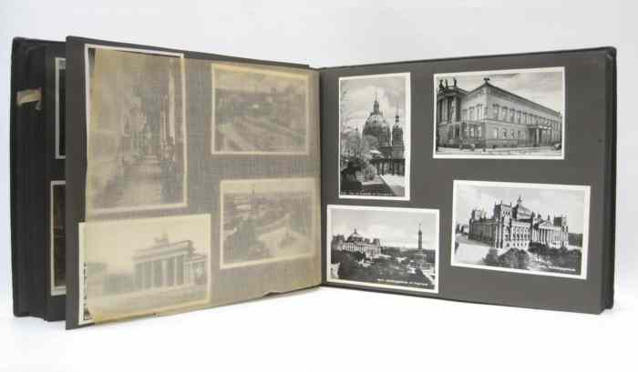 Appraisal: POSTCARD ALBUM containing more than picture postcards of Germany Austria