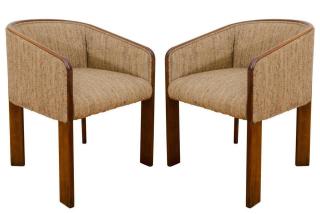 Appraisal: Baker Furniture Mid Mid-Century Modern tub chairs by Baker Furniture