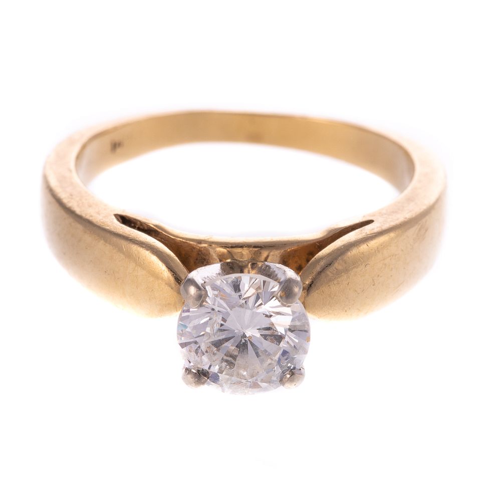 Appraisal: A ct Diamond Engagement Ring in K K yellow gold