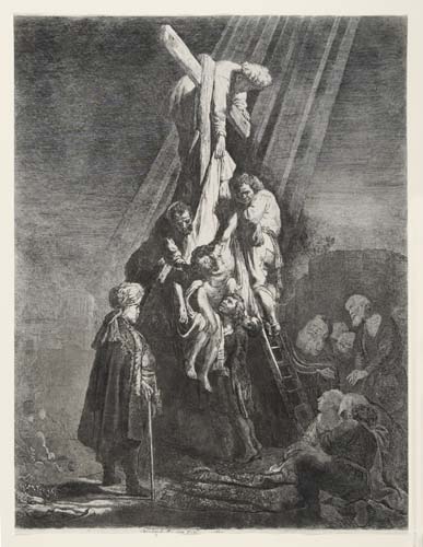 Appraisal: REMBRANDT VAN RIJN The Descent from the Cross Second Plate