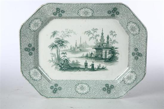 Appraisal: WEDGWOOD PLATTER English mid th century Octagonal serving platter with