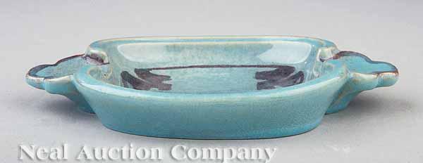 Appraisal: A New Orleans Art Pottery Ashtray c by Victor Lachin