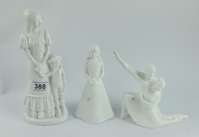 Appraisal: Spode figure Mother and Child by Pauline Shone and white