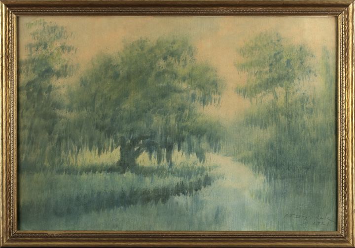 Appraisal: Alexander John Drysdale American New Orleans - Spring Green oil