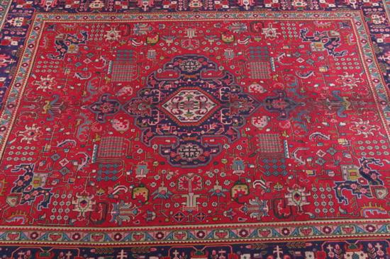 Appraisal: TABRIZ RUG - ft in x ft in