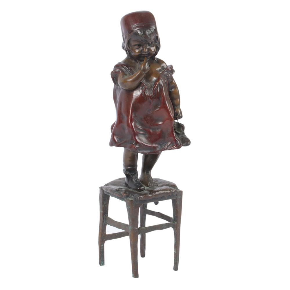 Appraisal: AFTER JUAN CLARA SPANISH - GIRL ON A STOOL WITH