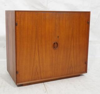 Appraisal: PETER HVIDT Danish Teak Modern Door Cabinet Be PETER HVIDT