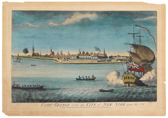 Appraisal: NEW YORK CITY Carwitham John engraver Fort George with the