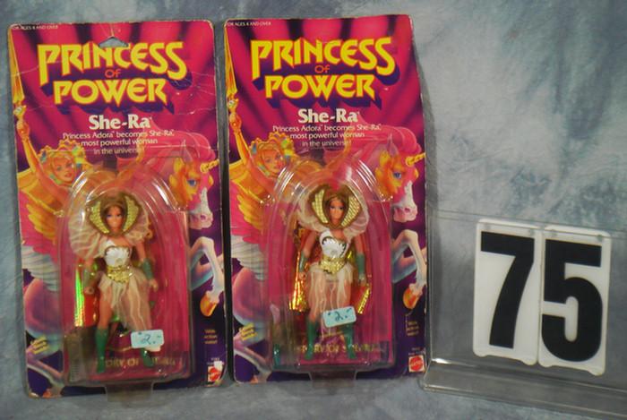 Appraisal: Lot of Princess of Power Action Figure Dolls both mint