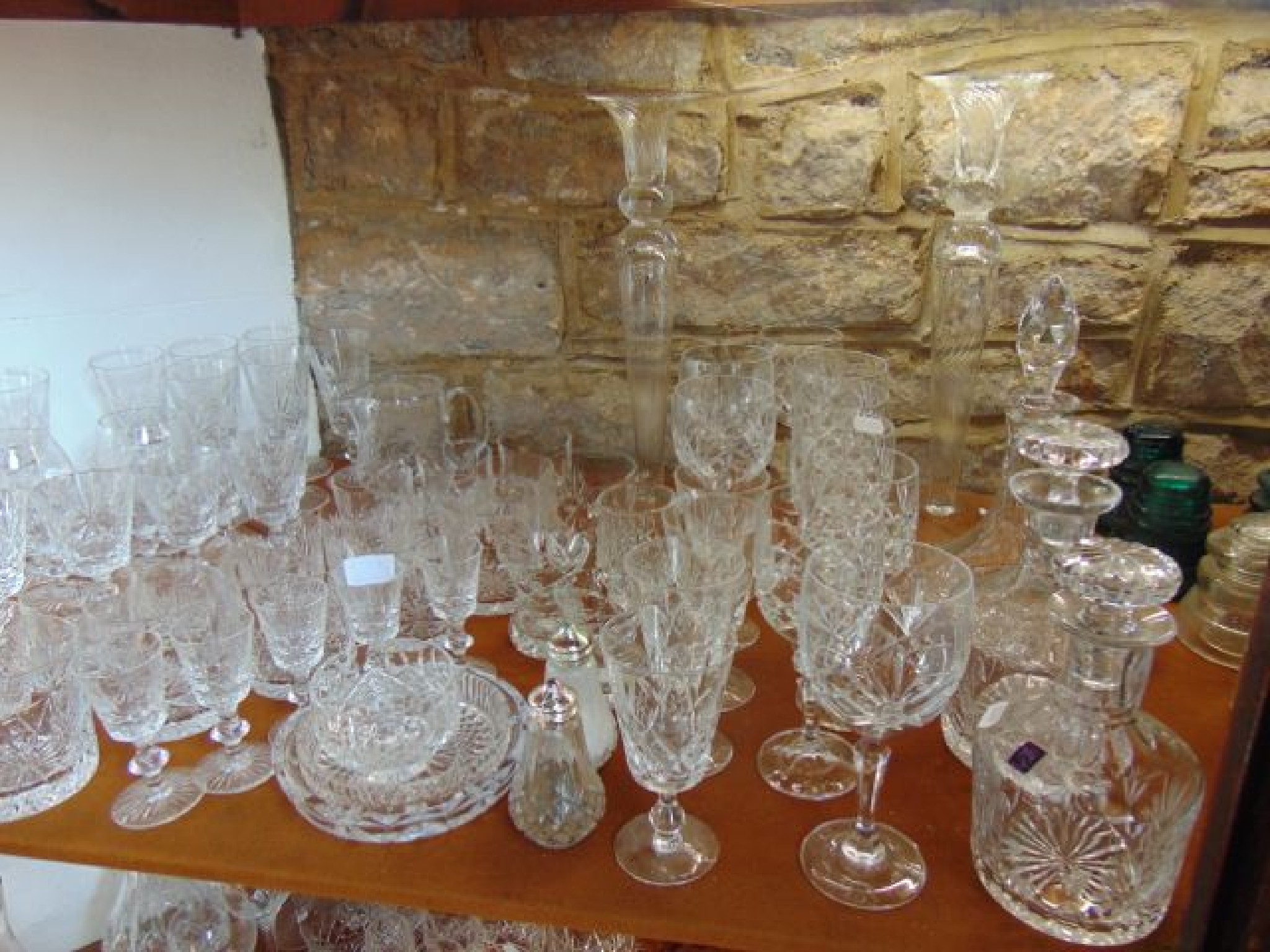 Appraisal: An extensive collection of Edinburgh Crystal and other glassware including