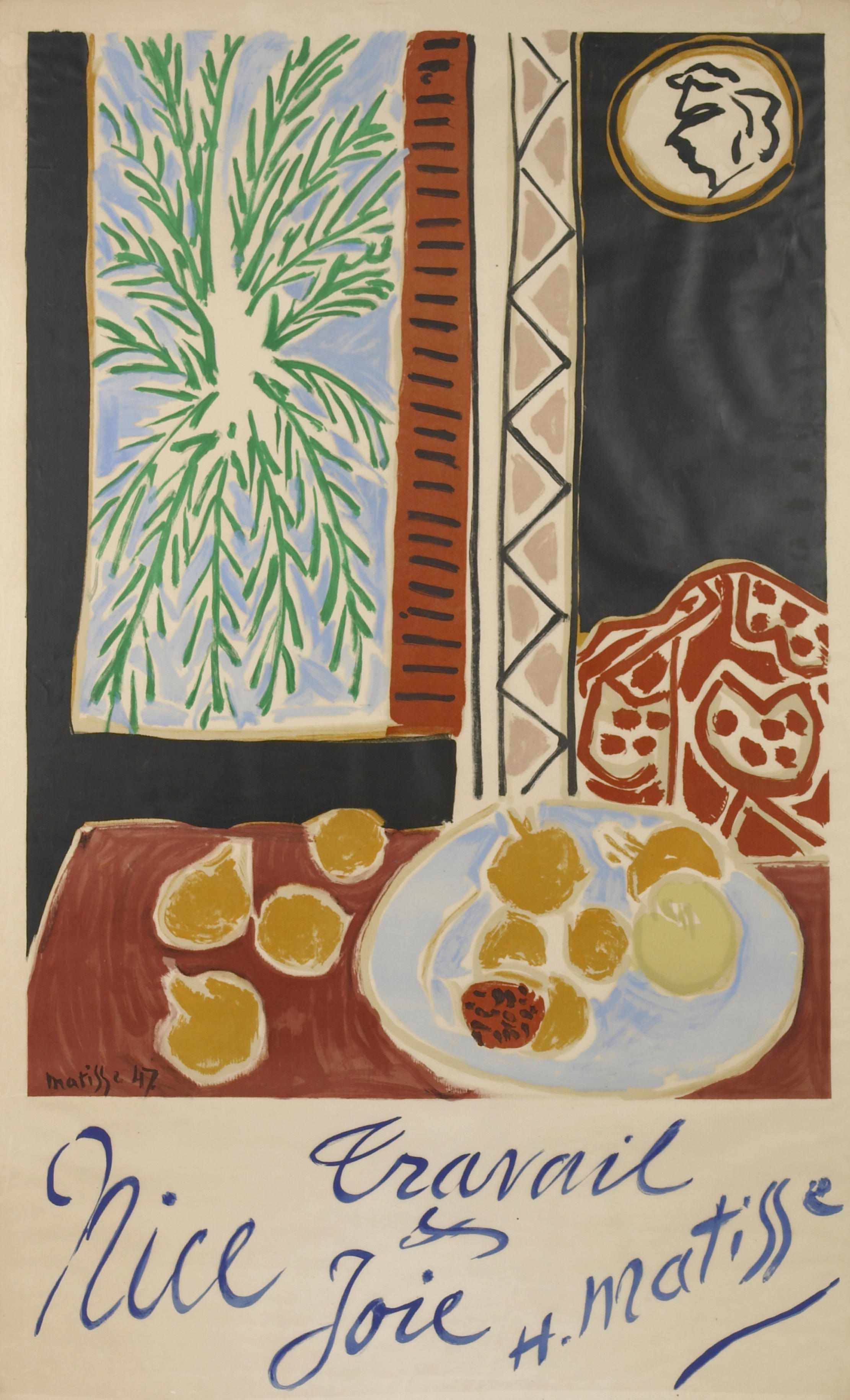 Appraisal: After Henri Matisse French - Nice Travail and Joie Lithographic