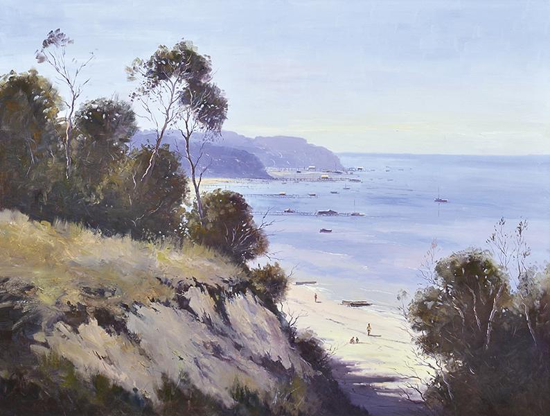 Appraisal: RICHARD CHAMERSKI born Tranquil Morn Point King oil on canvas