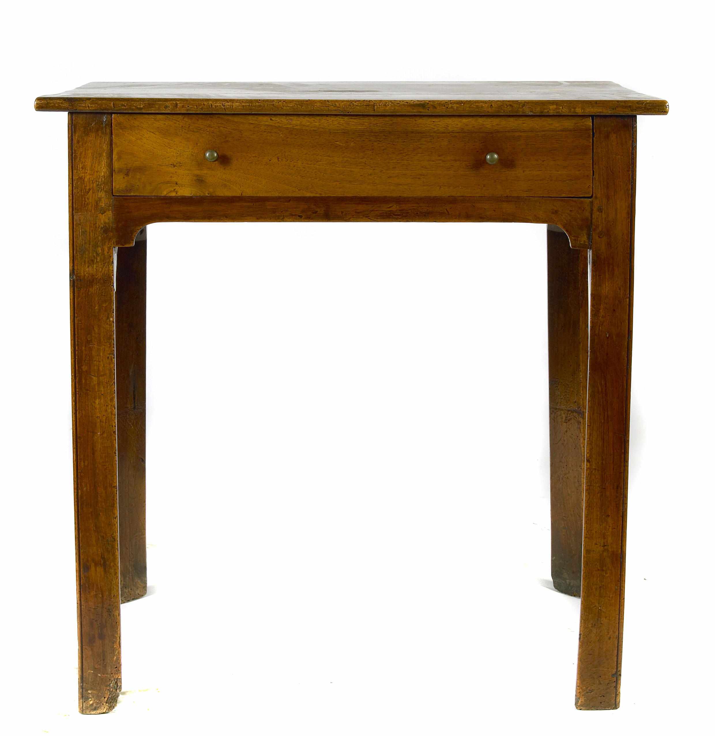 Appraisal: A George III mahogany side table height in width in