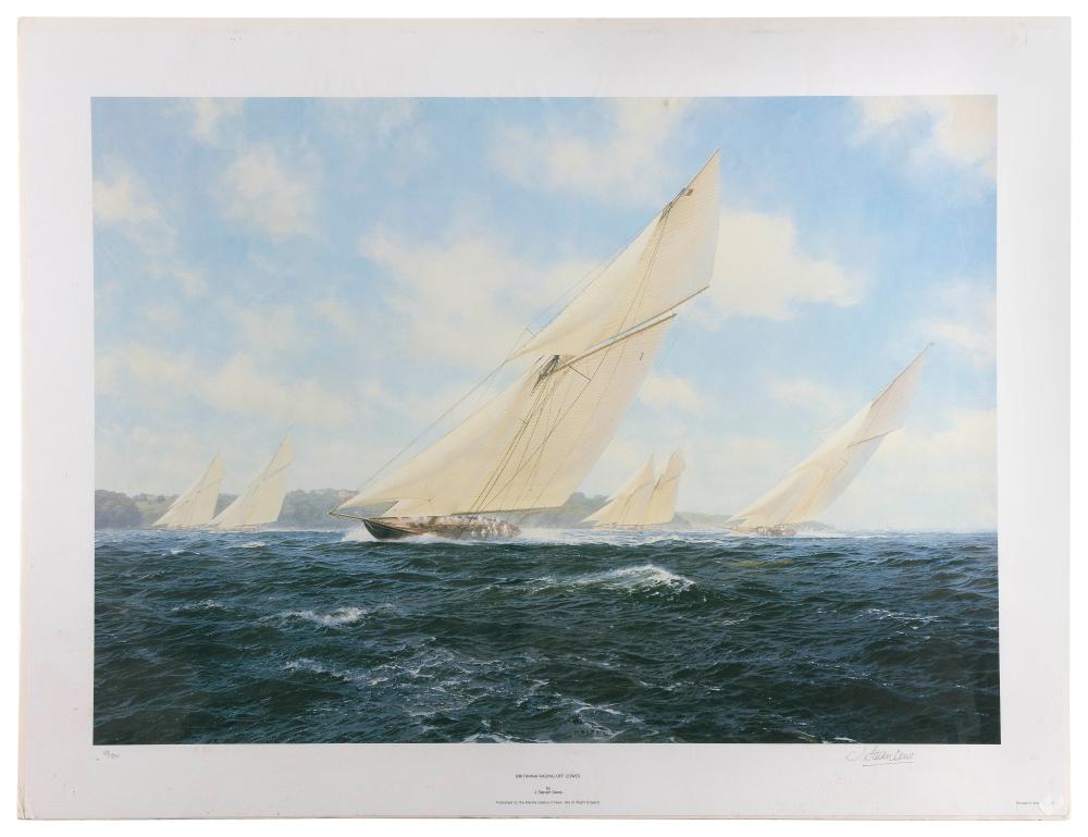 Appraisal: JOHN STEVEN DEWS ENGLAND B BRITANNIA RACING OFF COWES COLOR