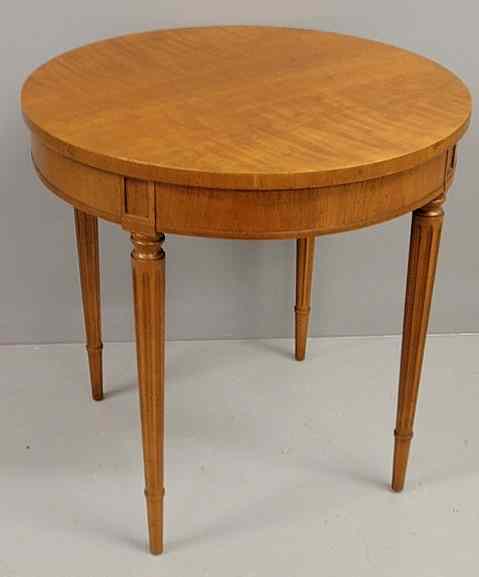 Appraisal: Baker Furniture Co cherry French style round table h top