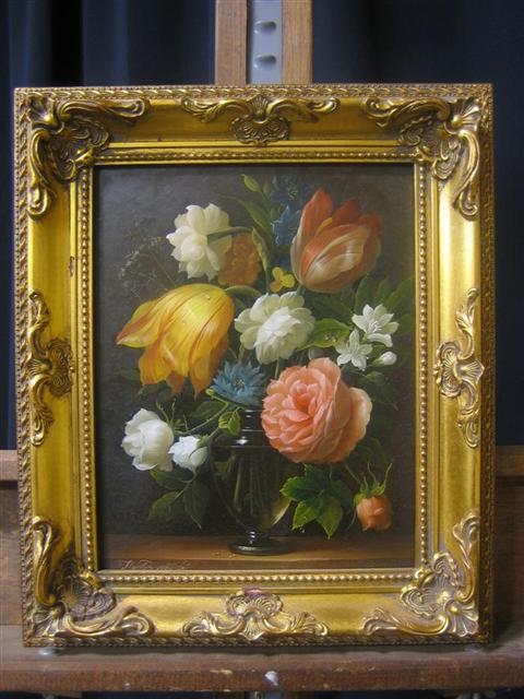 Appraisal: A PAIR OF PAINTINGS BY THOMAS WEBSTER BRITISH - TULIPS