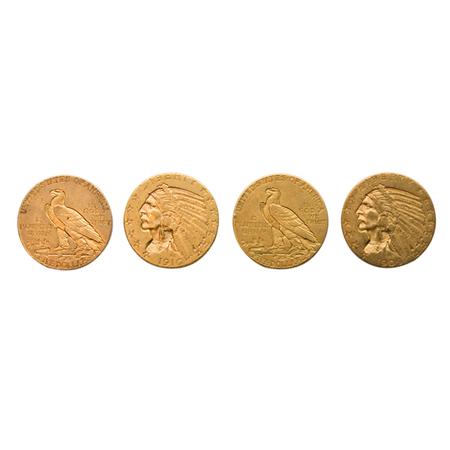 Appraisal: Indian Four Coins Estimate -