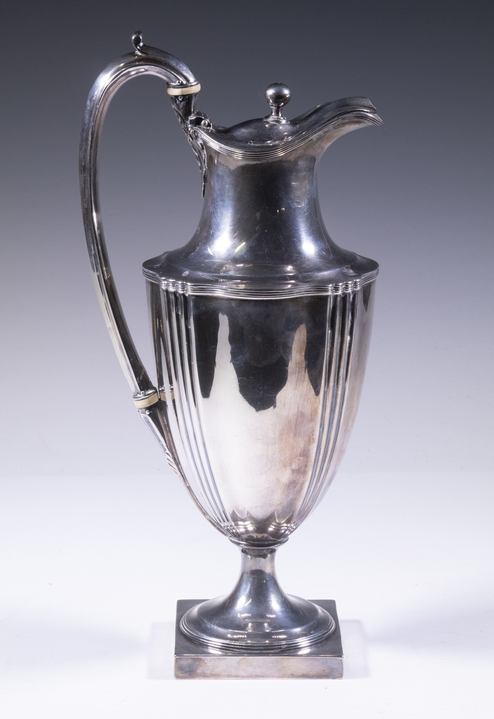 Appraisal: GEORGE III PERIOD STERLING EWER BY HENRY CHAWNER English Sterling